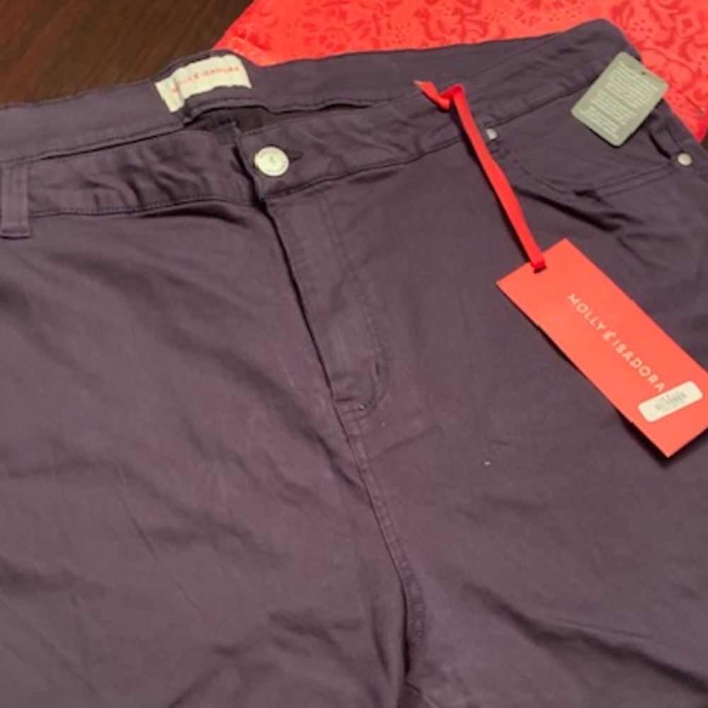 Molly & Isadora Plus Size Soft Purple Jeans